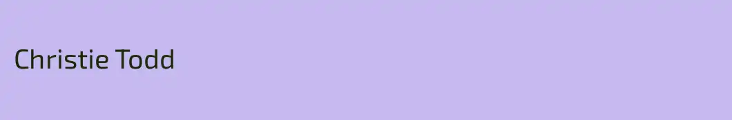 Christie Todd